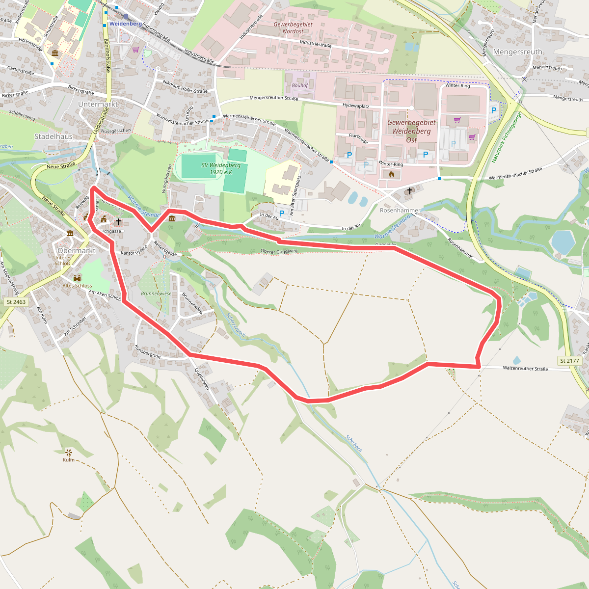 Mühlenweg Weidenberg