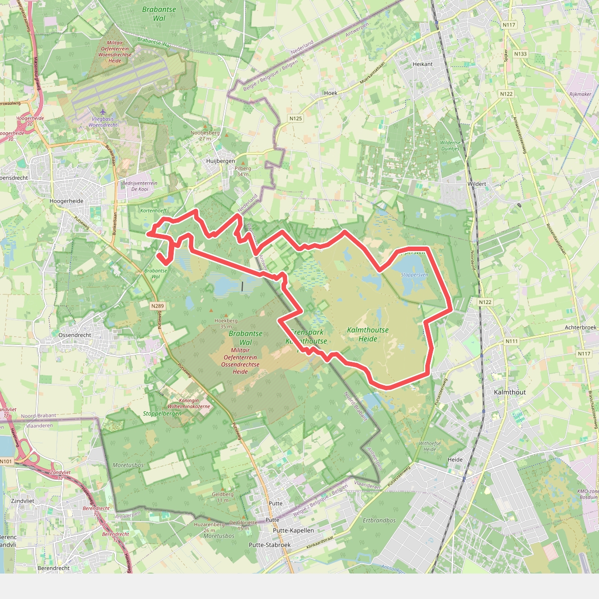 Wandelroute 'Ree' van 24 km 