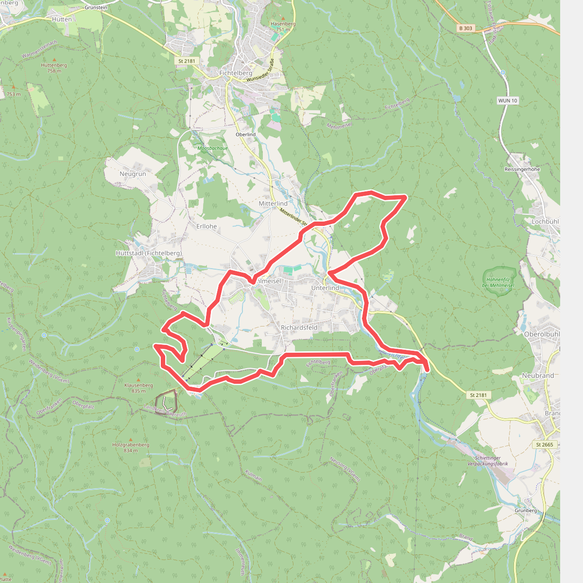 Mehlmeisel Rundwanderweg Naturerlebnisweg
