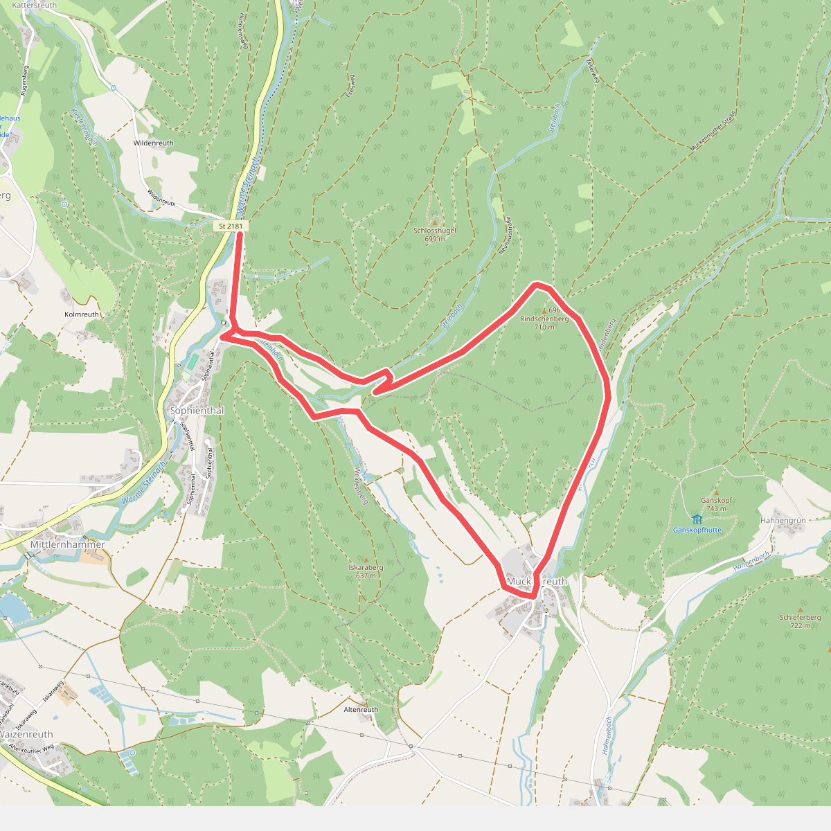 Sophienthal Rundwanderweg Nr. 1