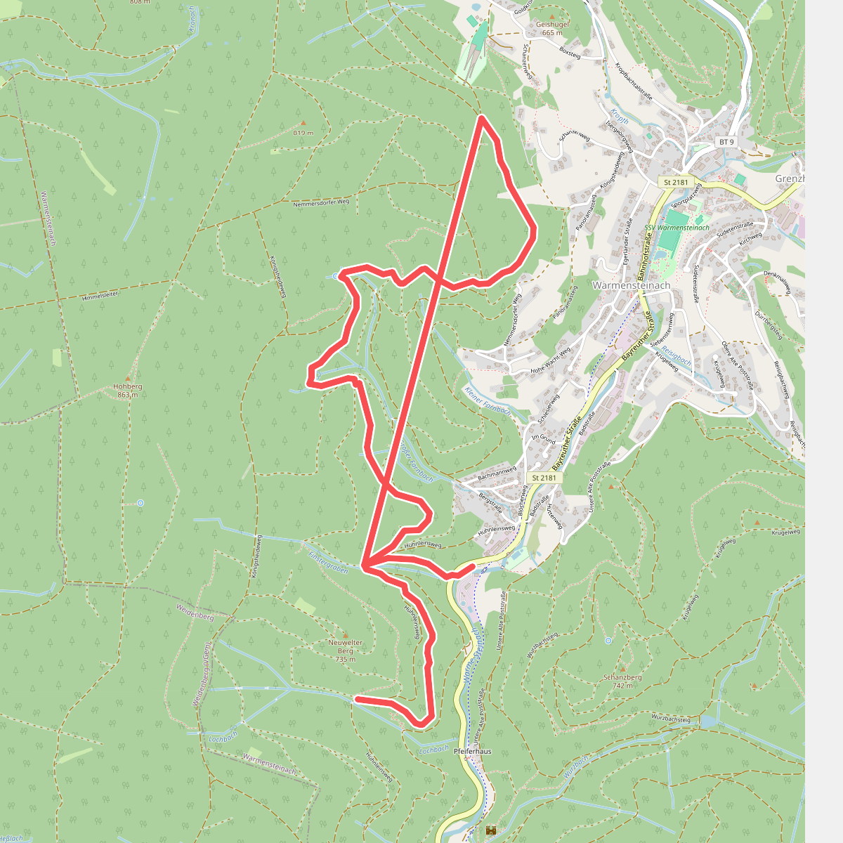Warmensteinacher Jägersteig