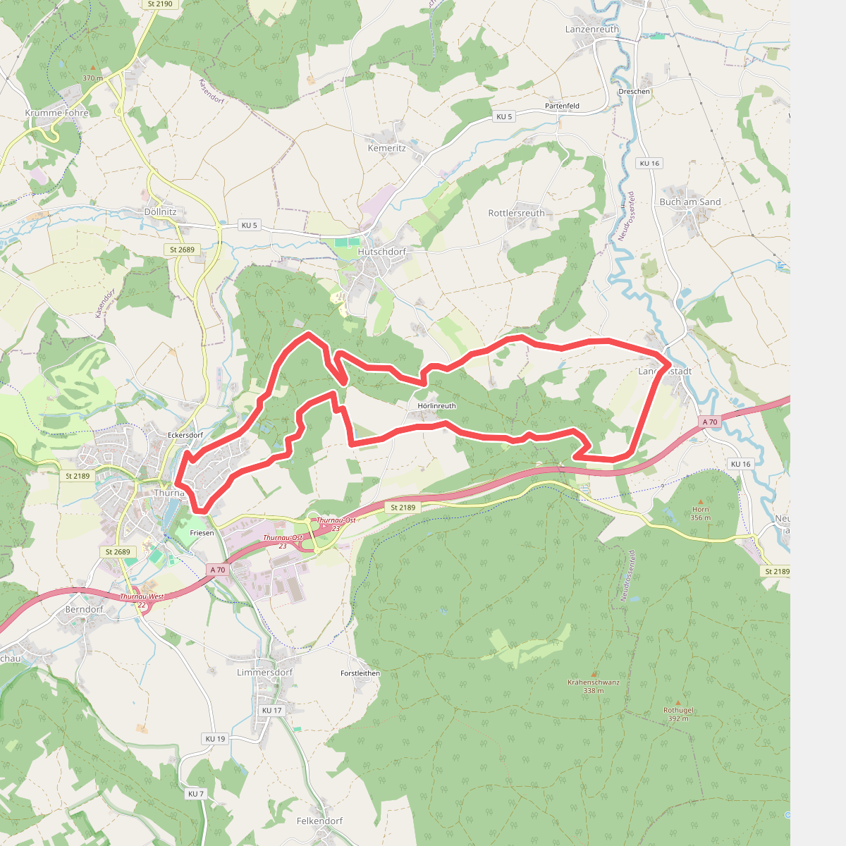 Thurnau Rundweg Blauer Ring