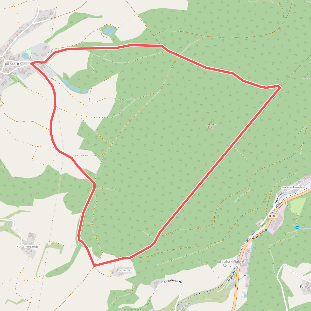 Rundwanderweg Bärnreuth