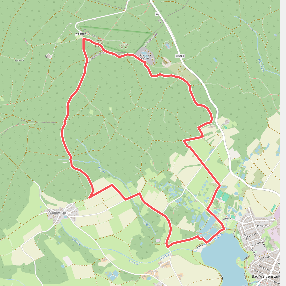 Rundwanderweg Weißenstadt Nr. 1