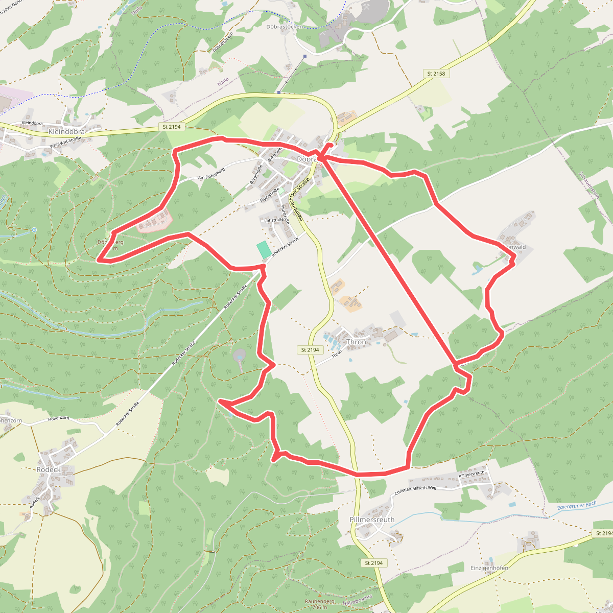 Frankenwaldsteigla Zum Alten Grenzstein