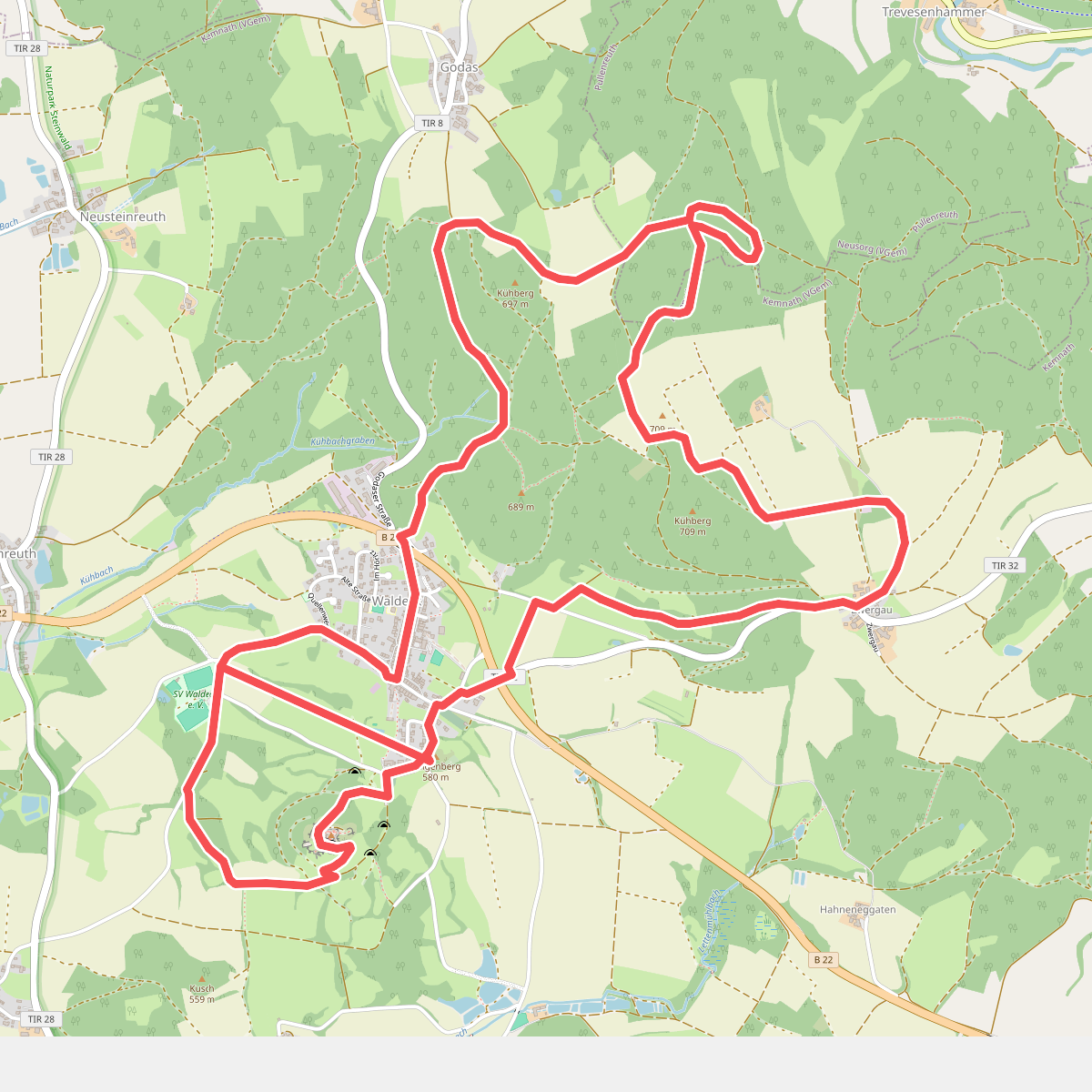 GEO-Erlebnisweg Kemnather Land - Waldeckrunde