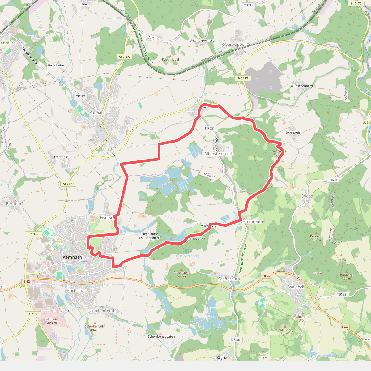 Kemnather Rundwanderweg Nr. 1