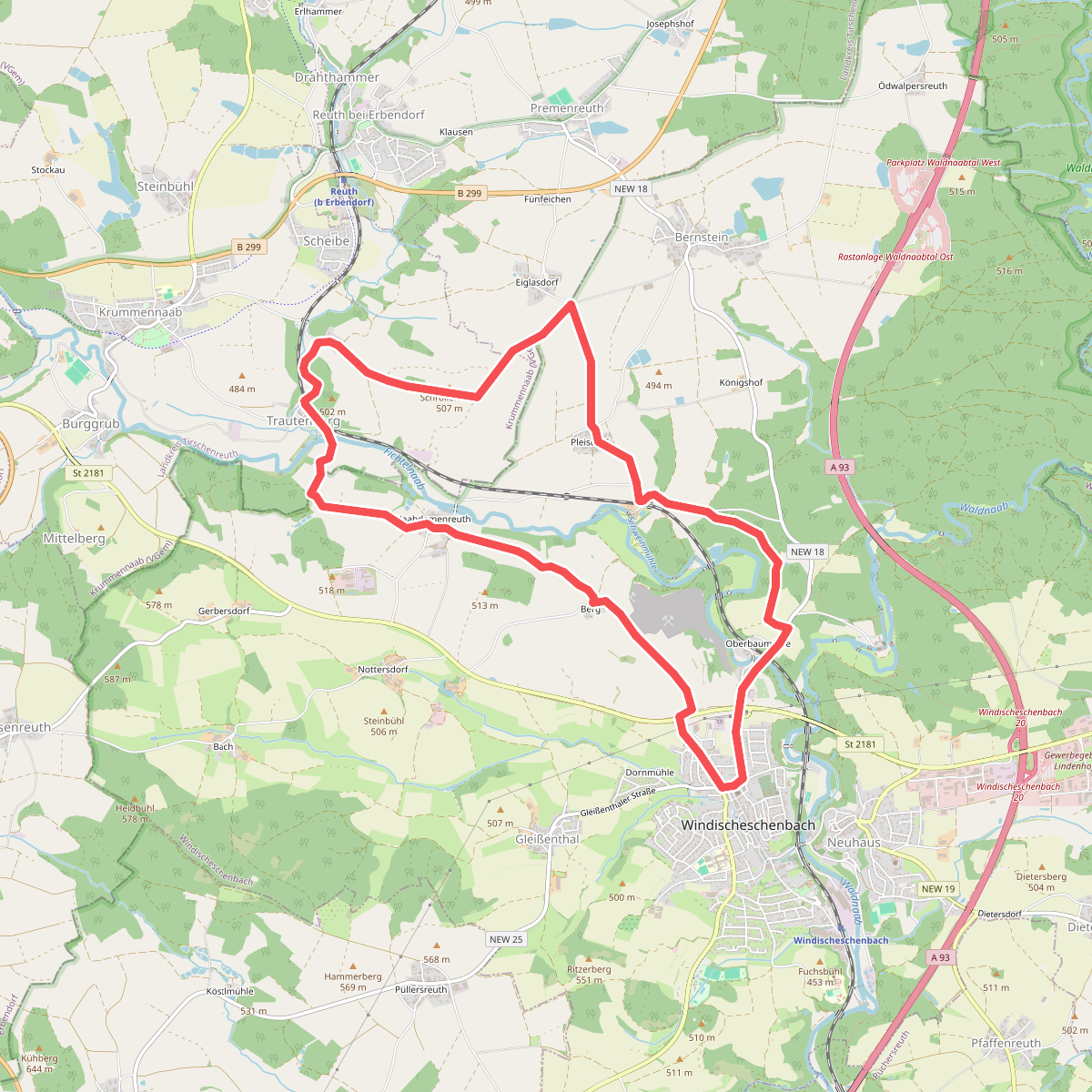 Windischeschenbach Rundwanderweg Nr. 9