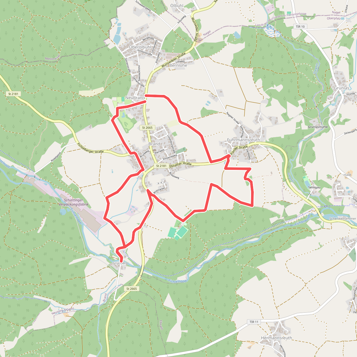 Brand Erfahrungspfad Lebensraum