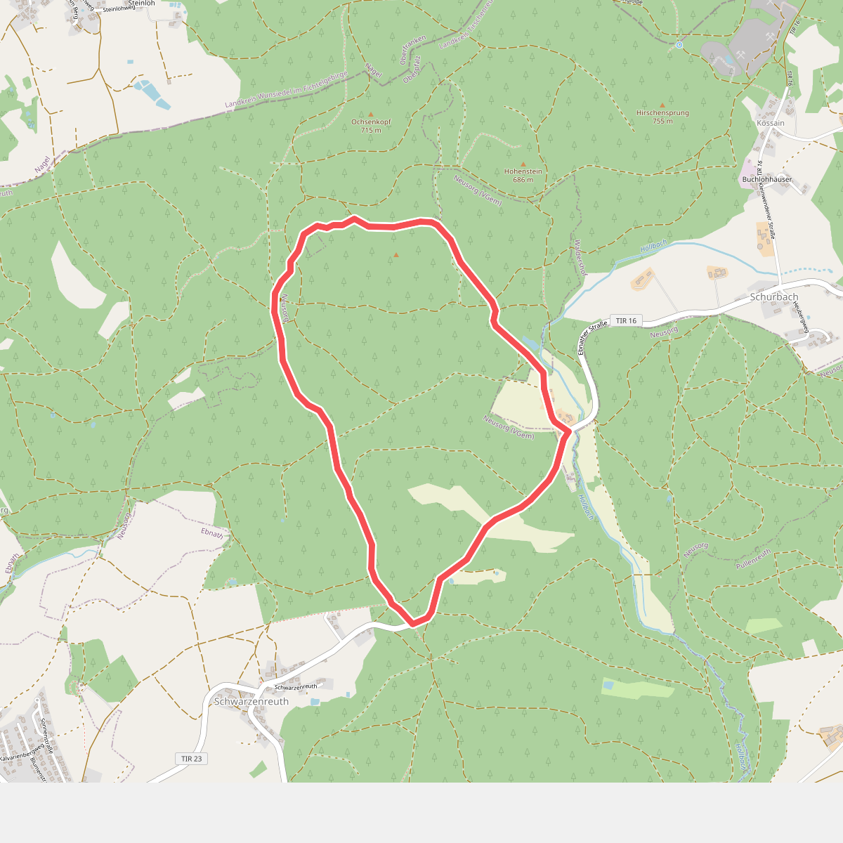 Schwarzenreuth Wackelsteinweg