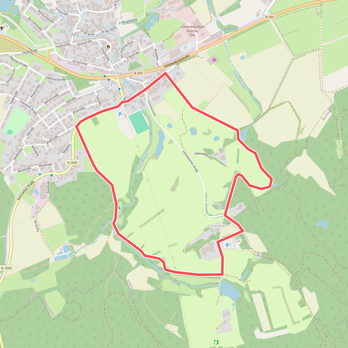 Wanderweg 10 Tröstau
