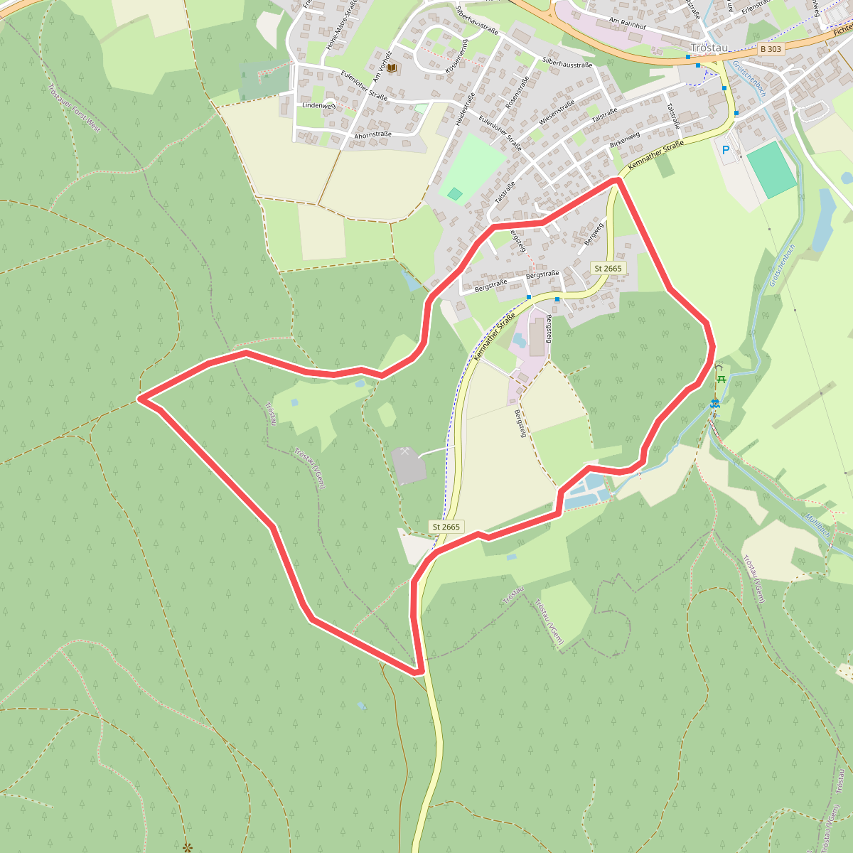 Wanderweg 9 Tröstau