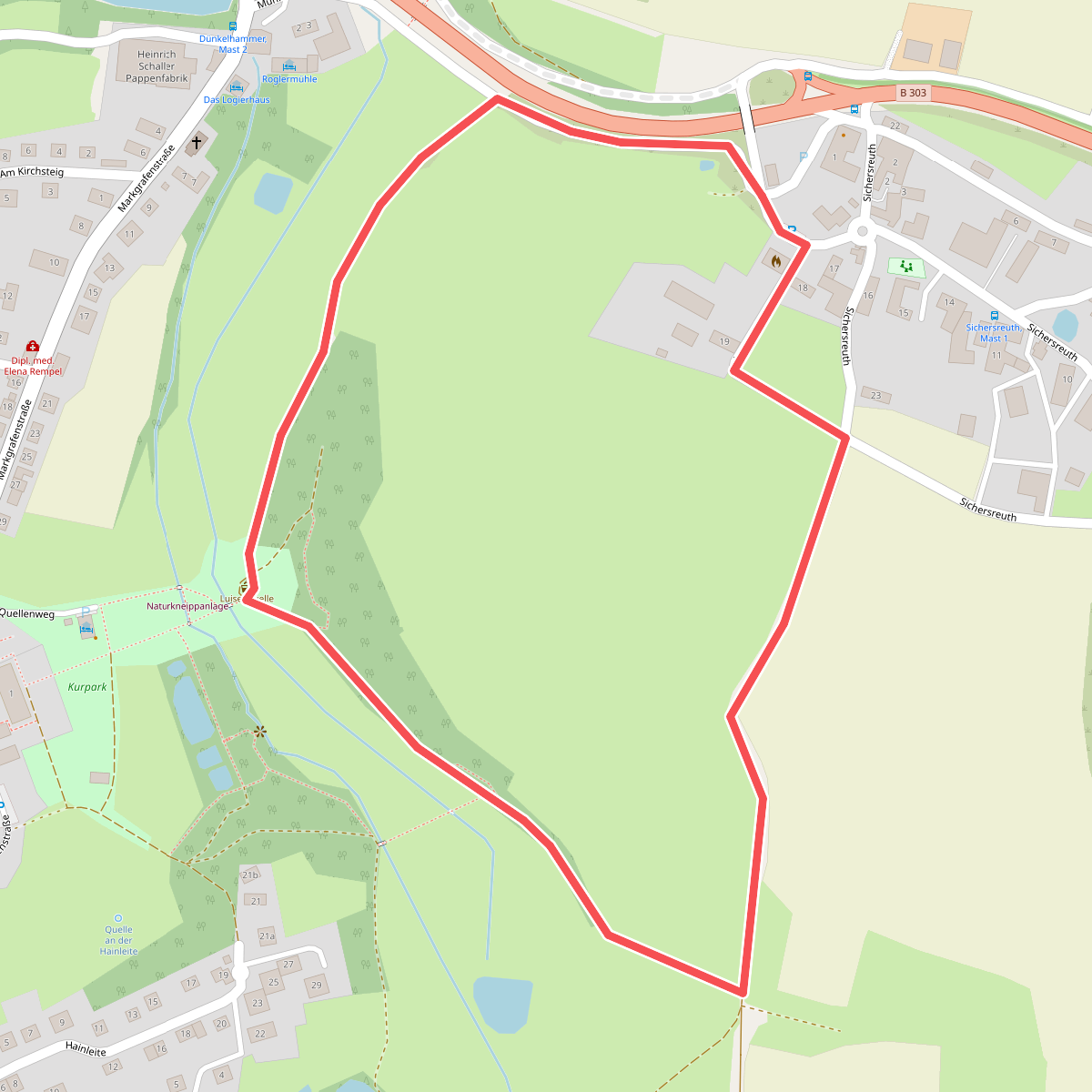Bad Alexandersbad - Rundwanderweg Nr.7 -