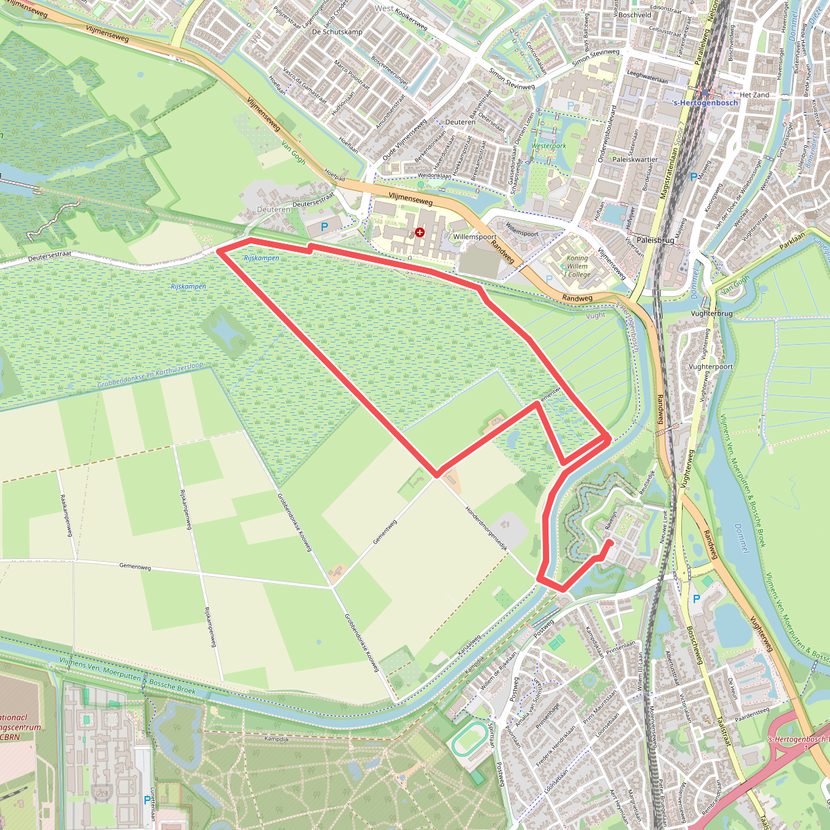 Wandelroute Honderd Morgen