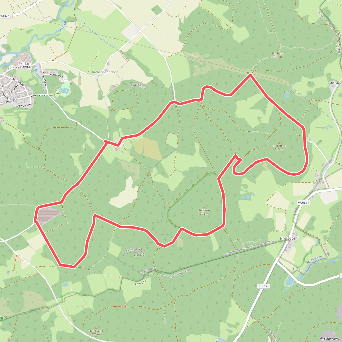 Nordic Walking - Preißbergtour