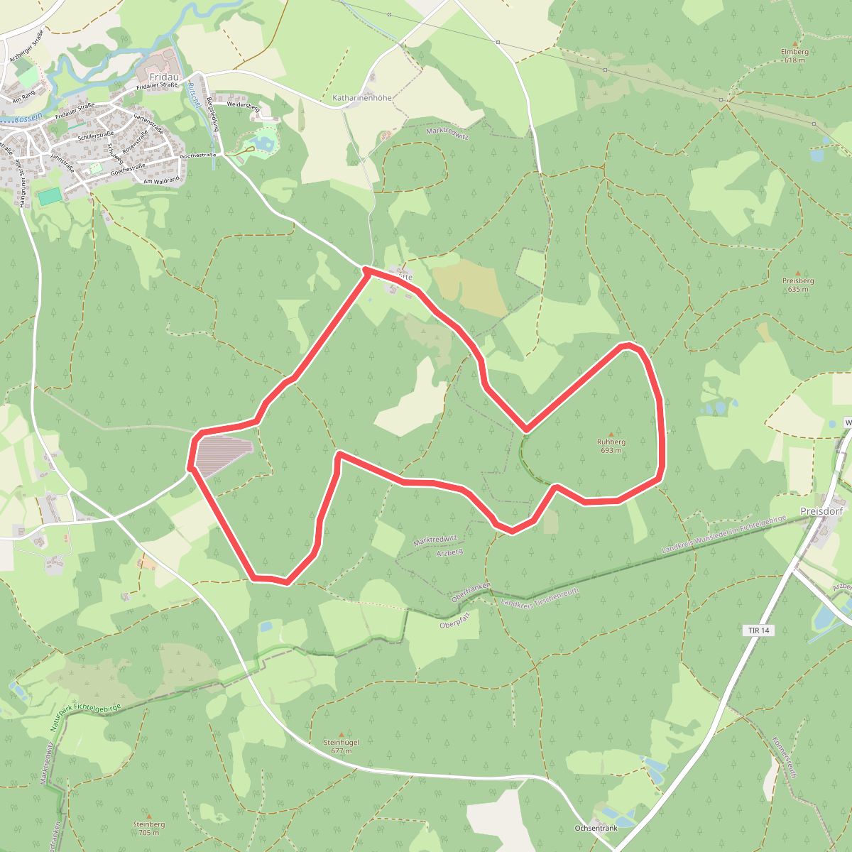 Nordic Walking - Ruhbergtour