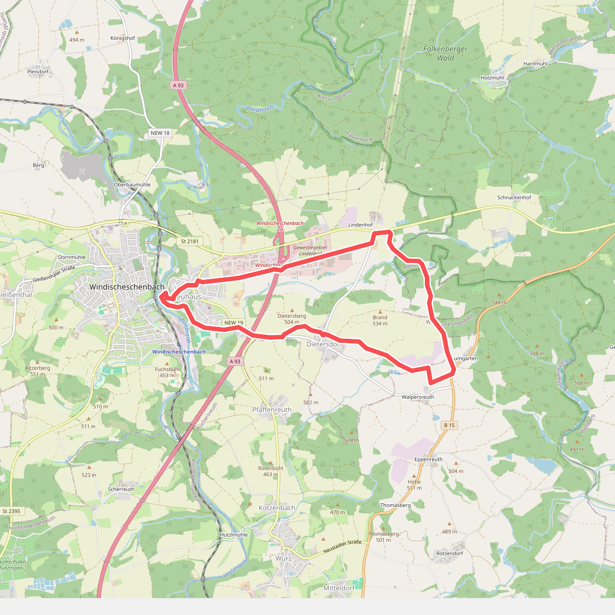 Windischeschenbach Rundwanderweg Nr. 4