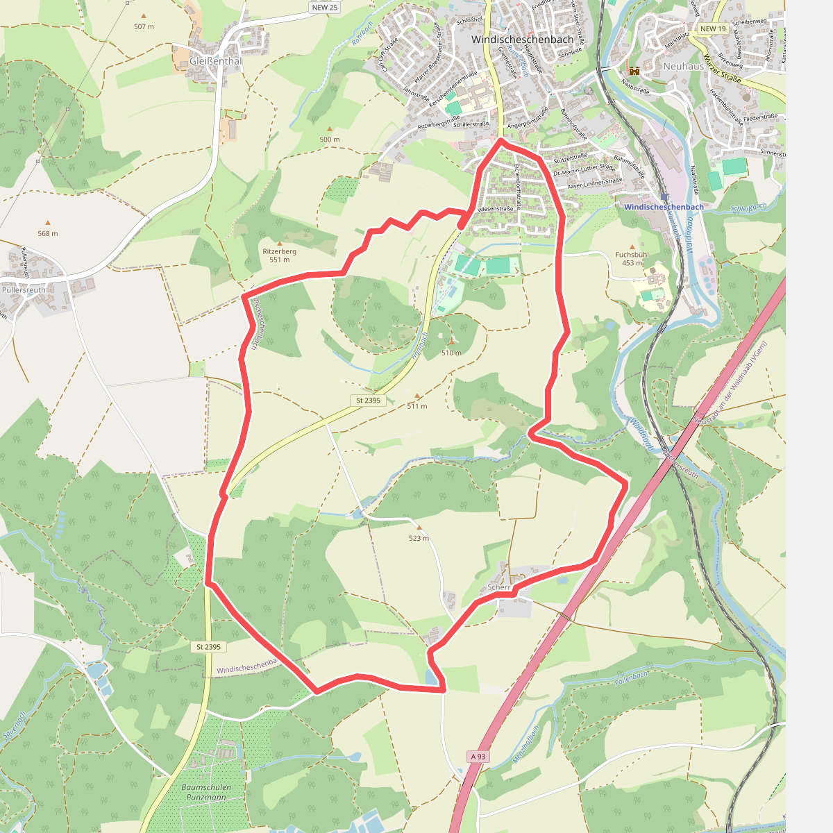 Windischeschenbach Rundwanderweg Nr. 5