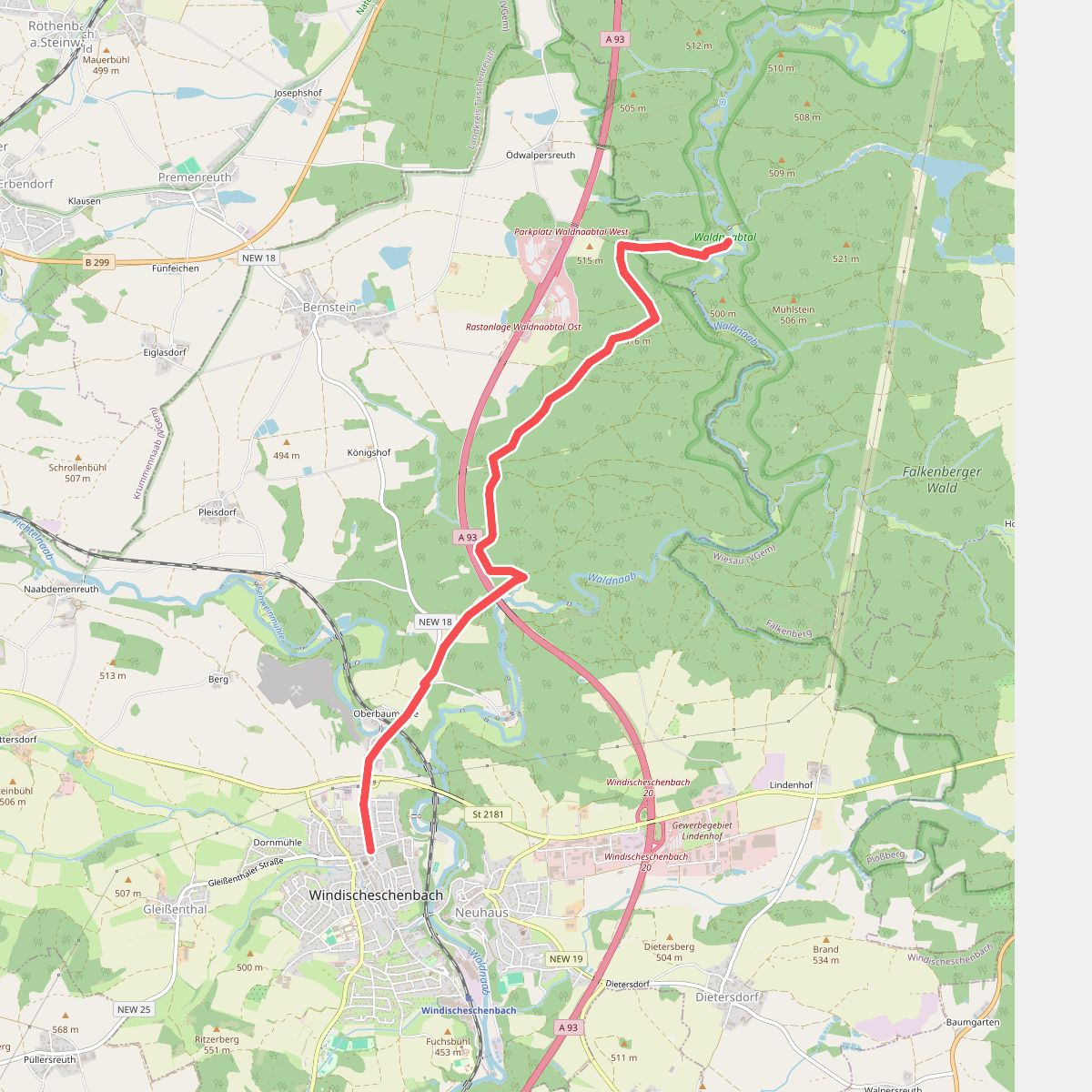 Windischeschenbach Wanderweg 1