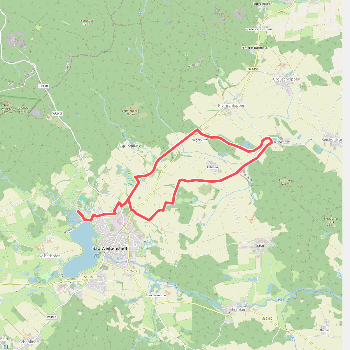 Rundwanderweg Weißenstadt Nr. 2