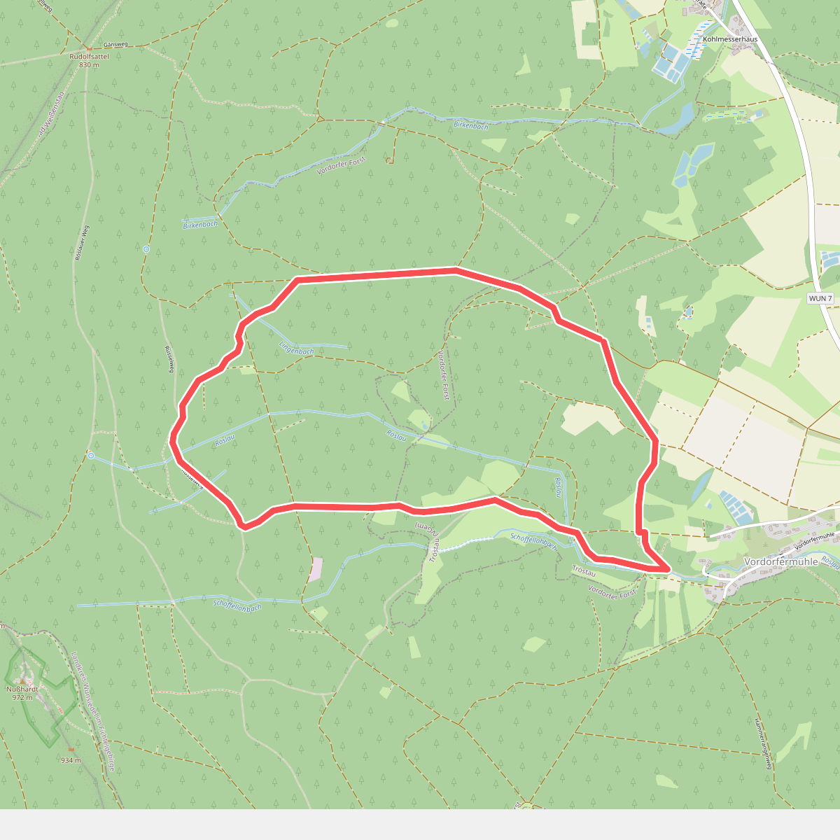 Vordorf Rundwanderweg Nr. 3