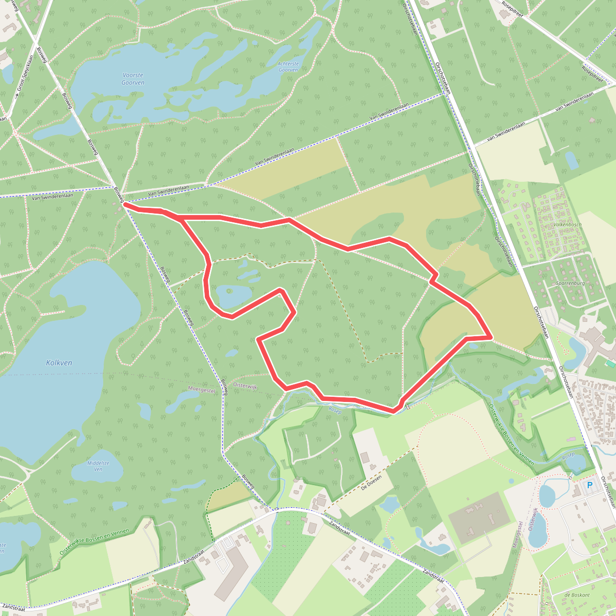 Wandelroute Lammervennen