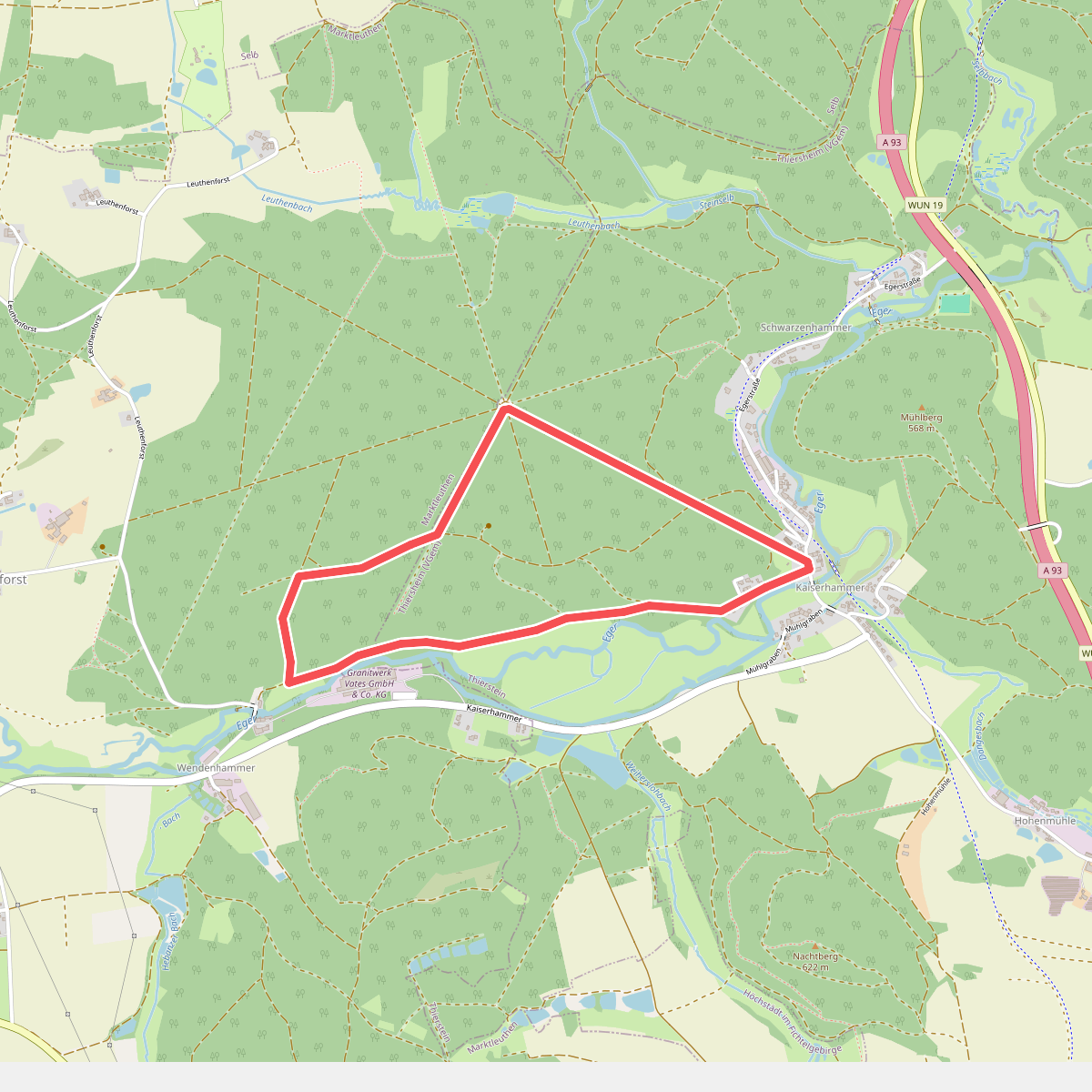 Gemeinde Thierstein - Rundwanderweg 1