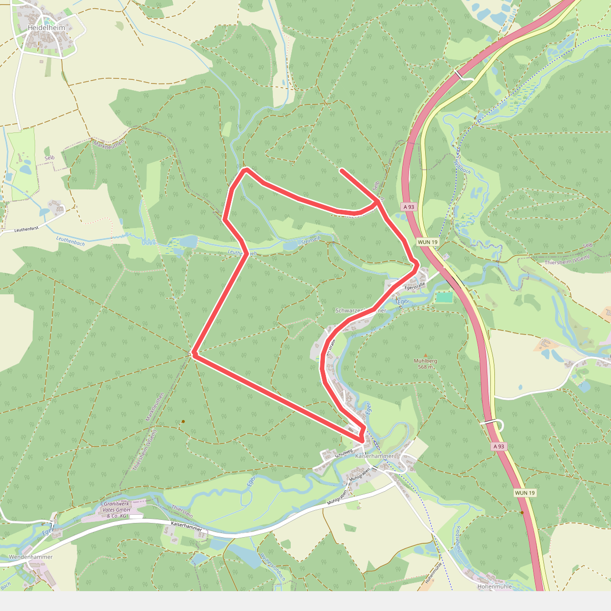 Gemeinde Thierstein - Rundwanderweg 2