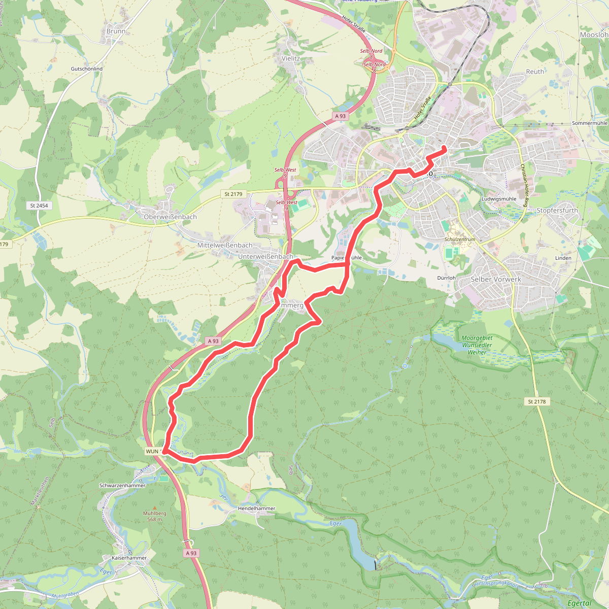 Rundwanderweg 4 Selb