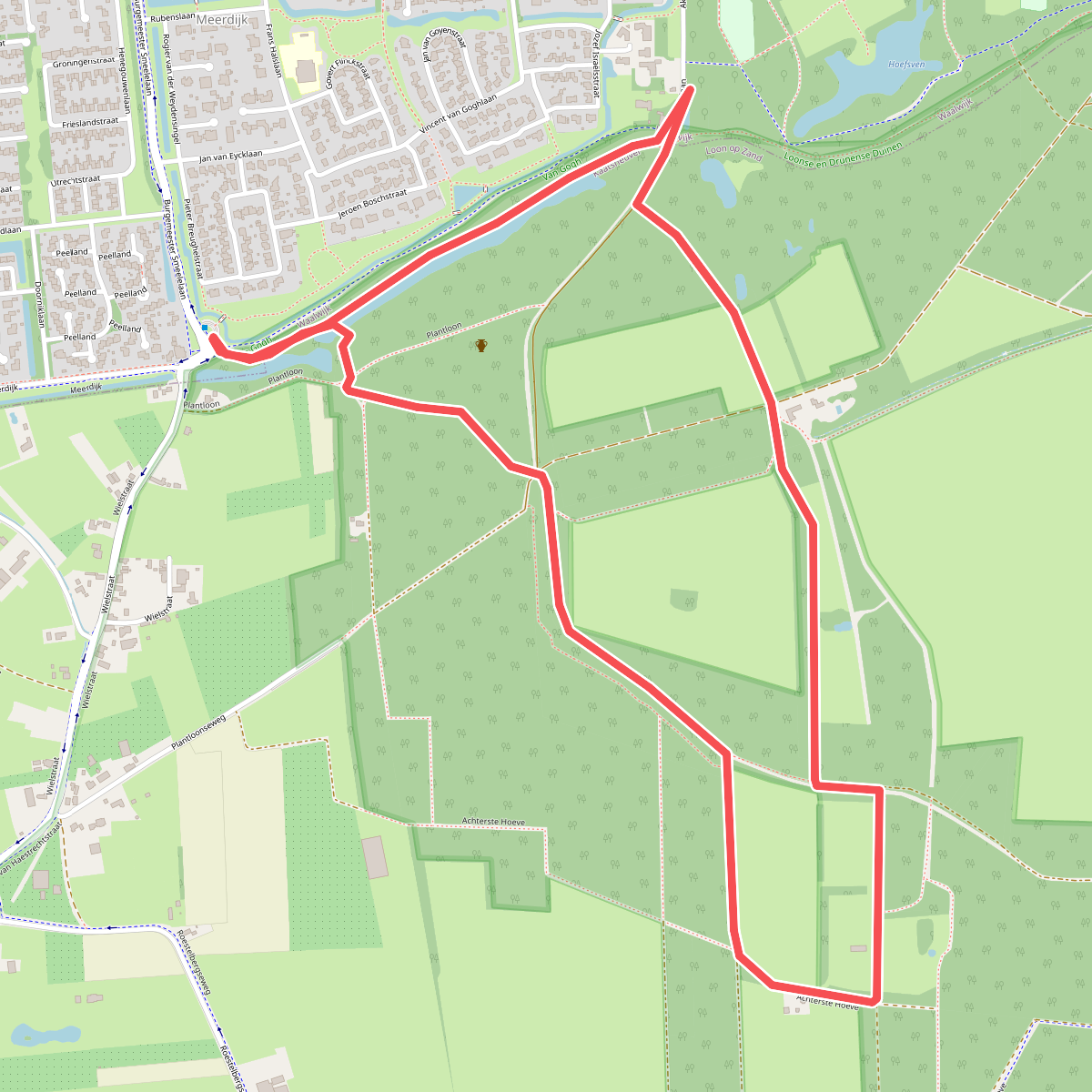Wandelroute Historisch Plantloon