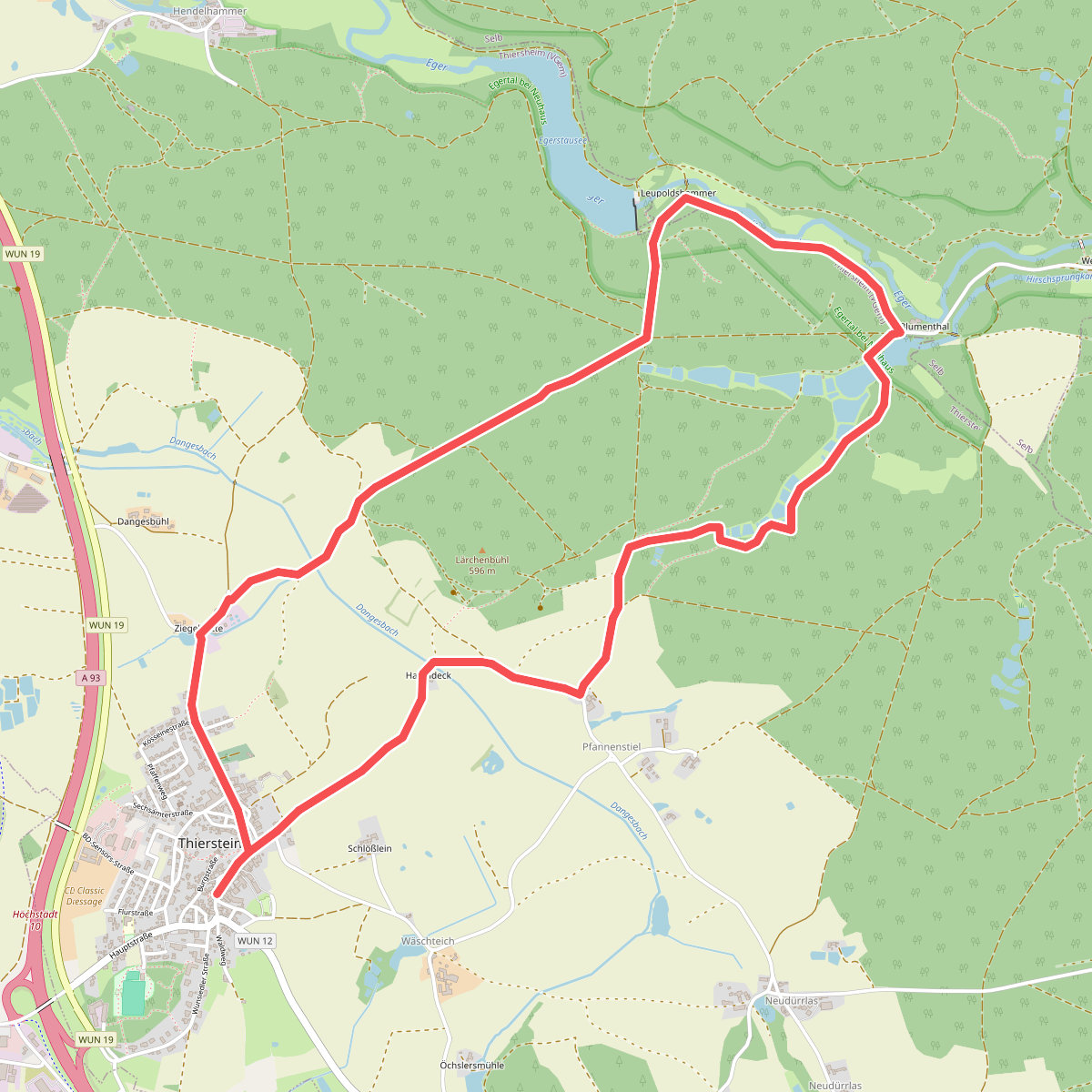 Wanderweg 1 Thierstein