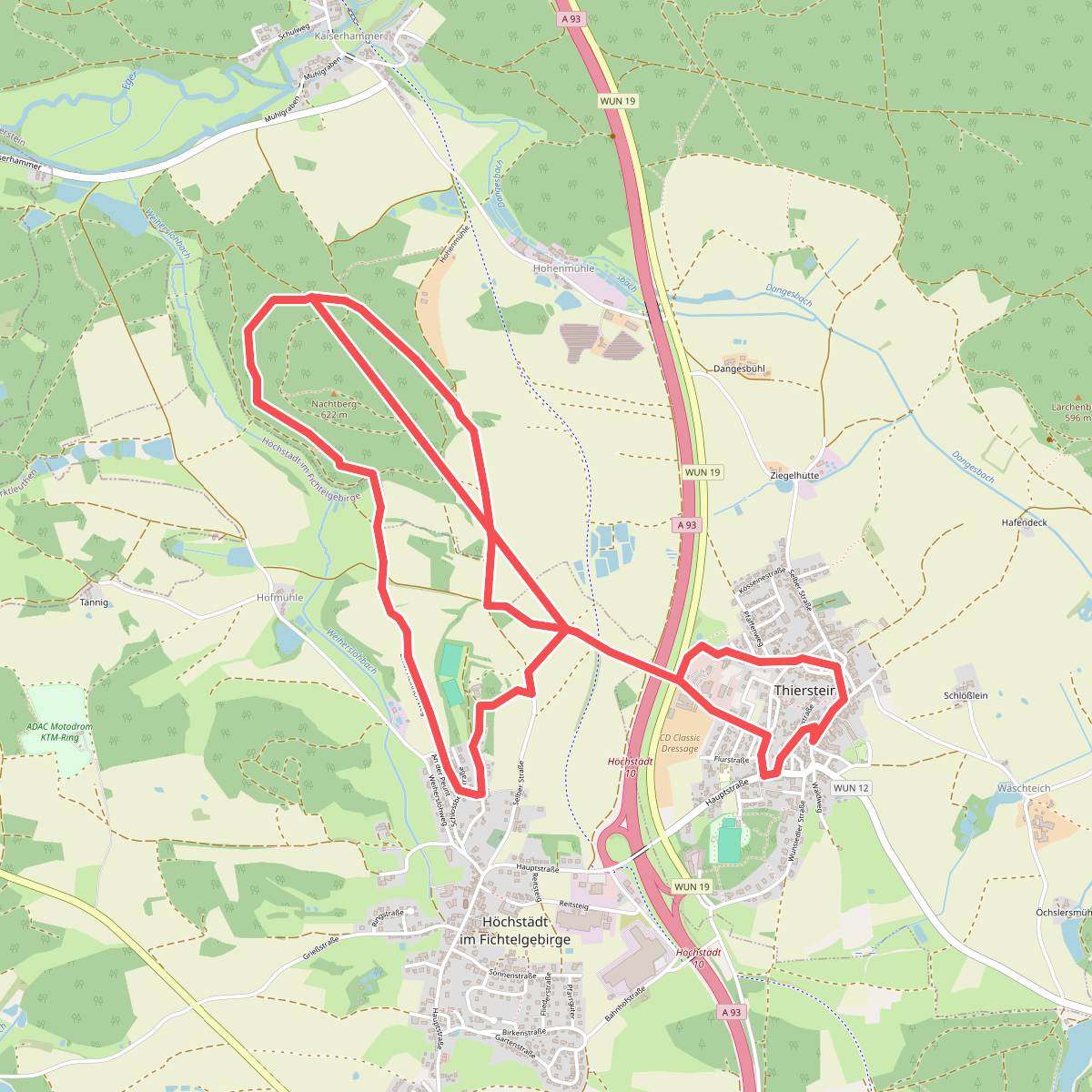 Wanderweg 3 Thierstein