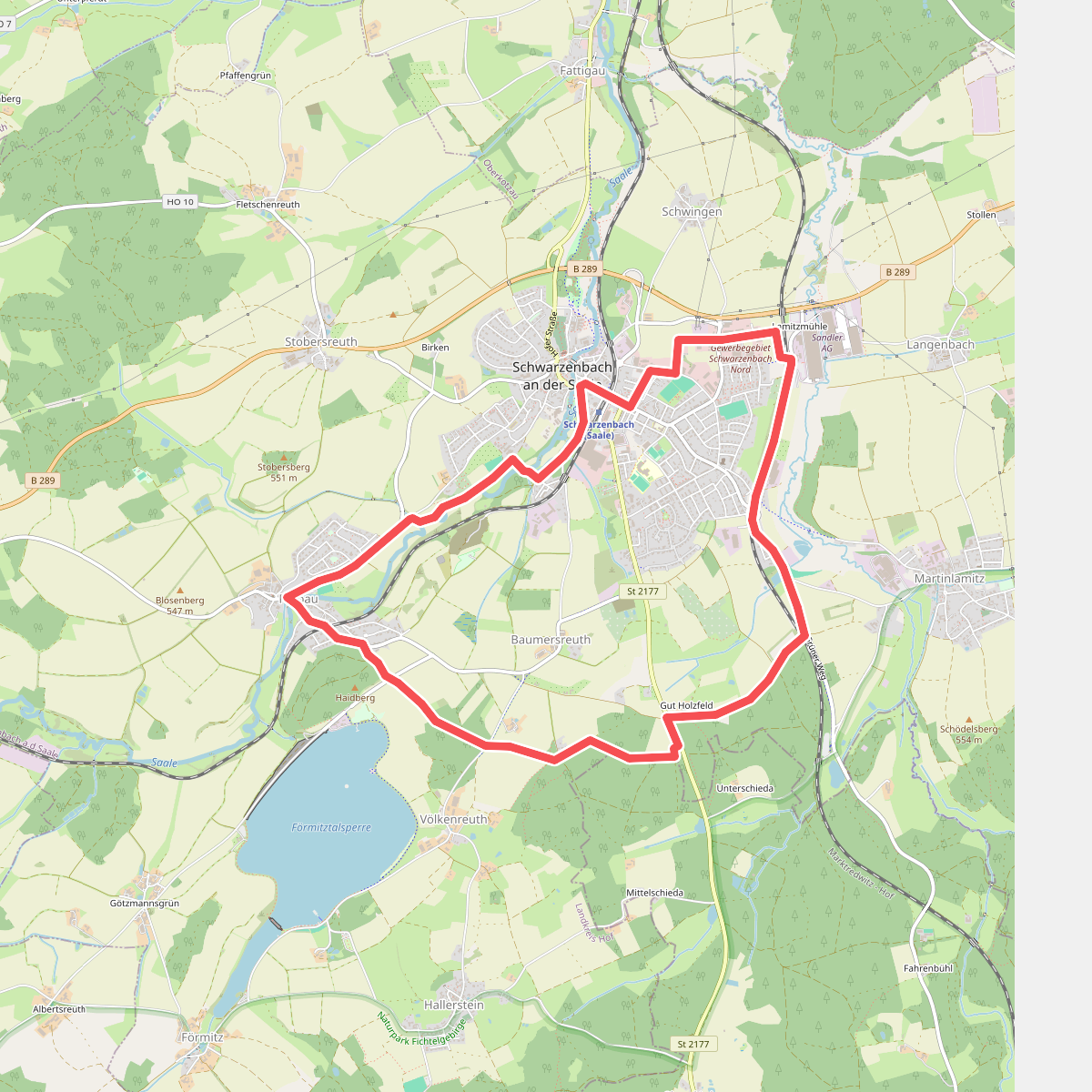 Kornbergblick und Förmitzsee