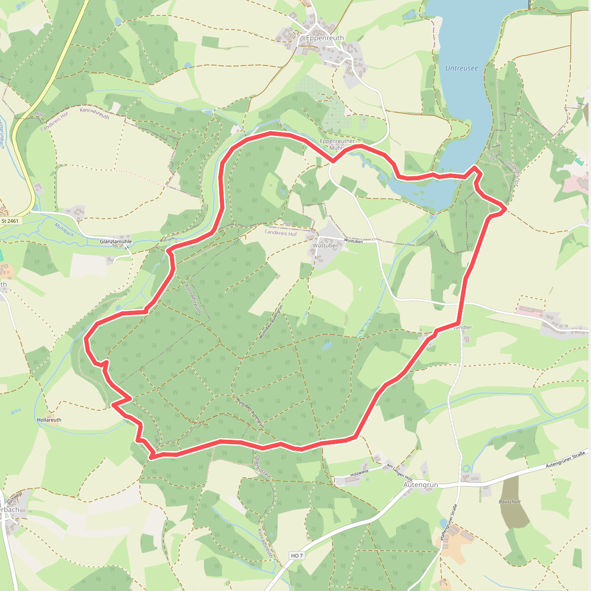 Rundwanderweg 1 Oberkotzau