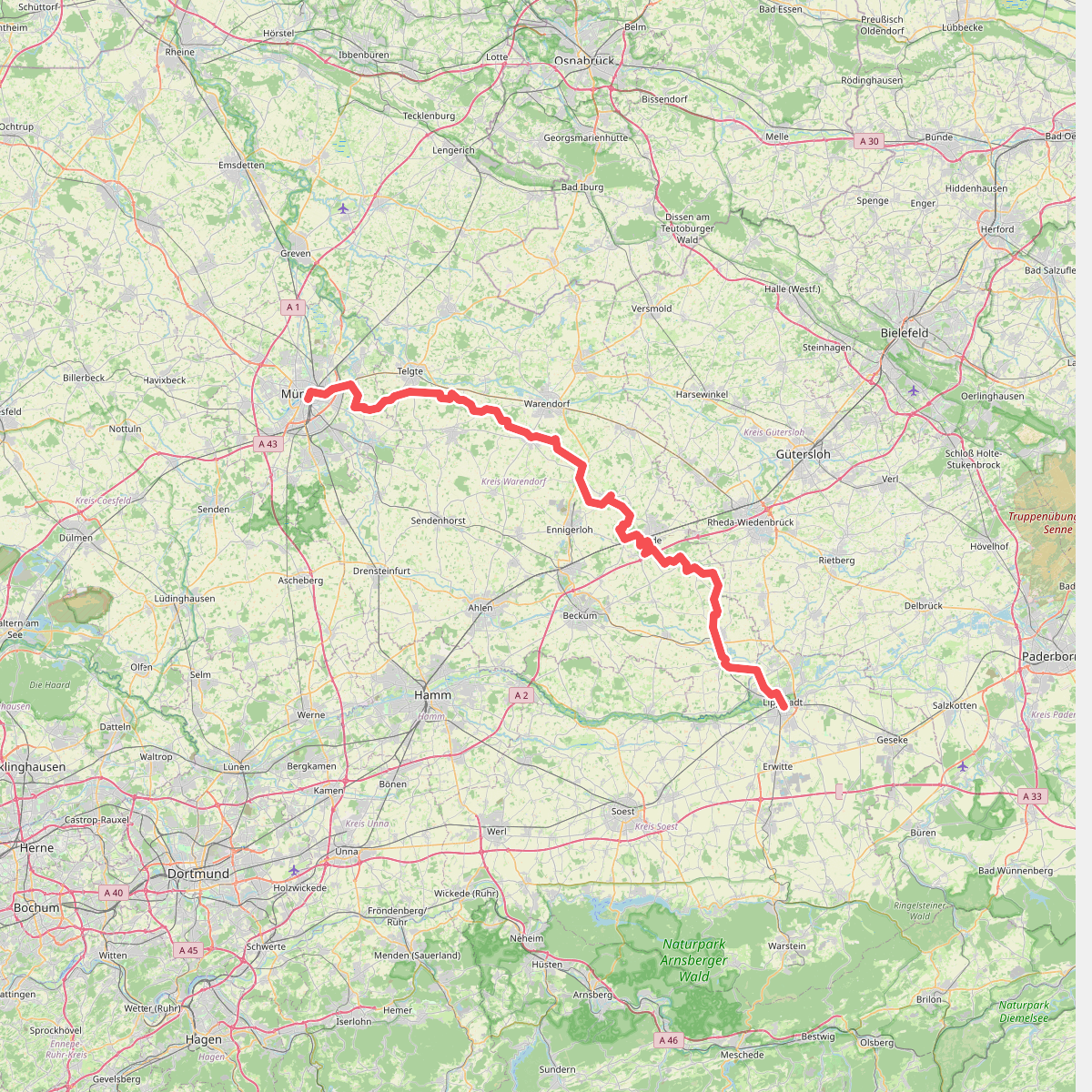 X22 Münster - Lippstadt