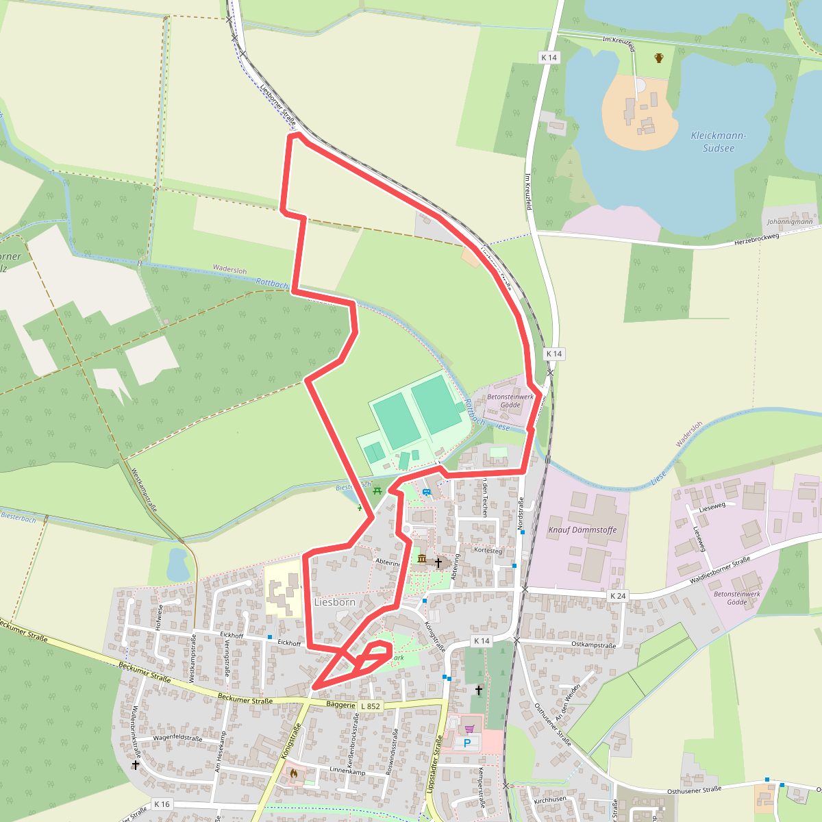 Liesborn Wanderweg W3
