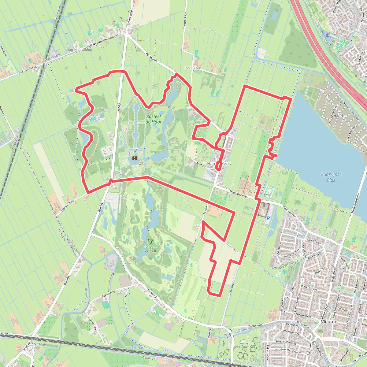 Wandelroute Landgoed Haarzuilens
