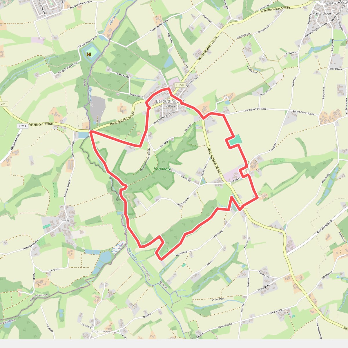 Bardüttingdorf Rundwanderweg A2