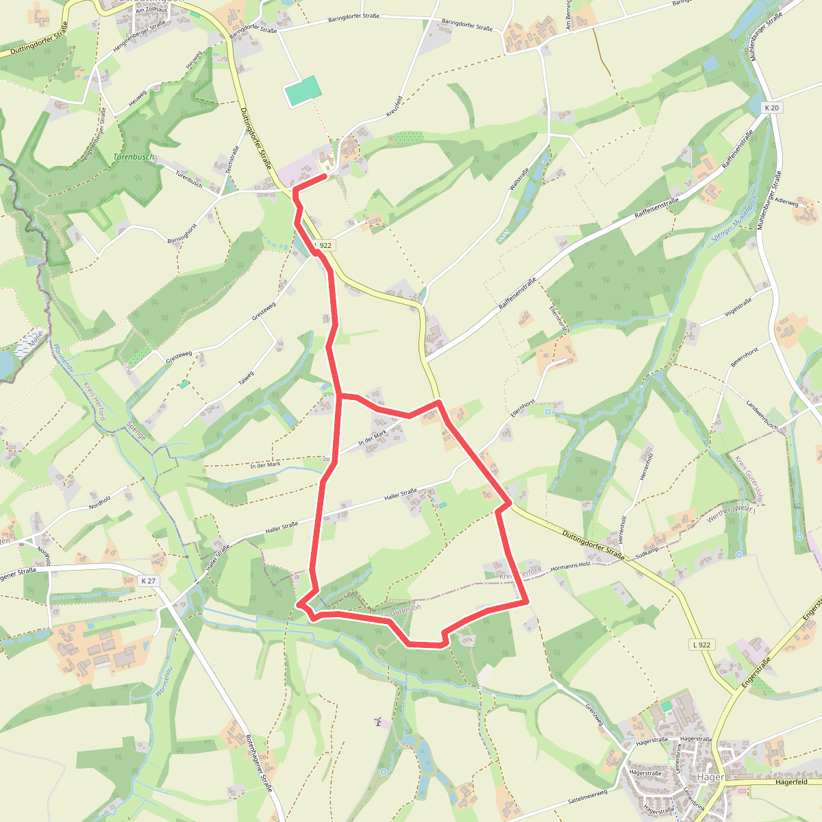 Bardüttingdorf Rundwanderweg A4