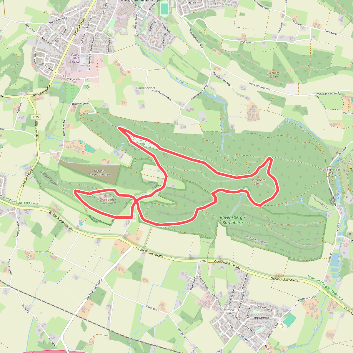 Burg Ravensberg Weg