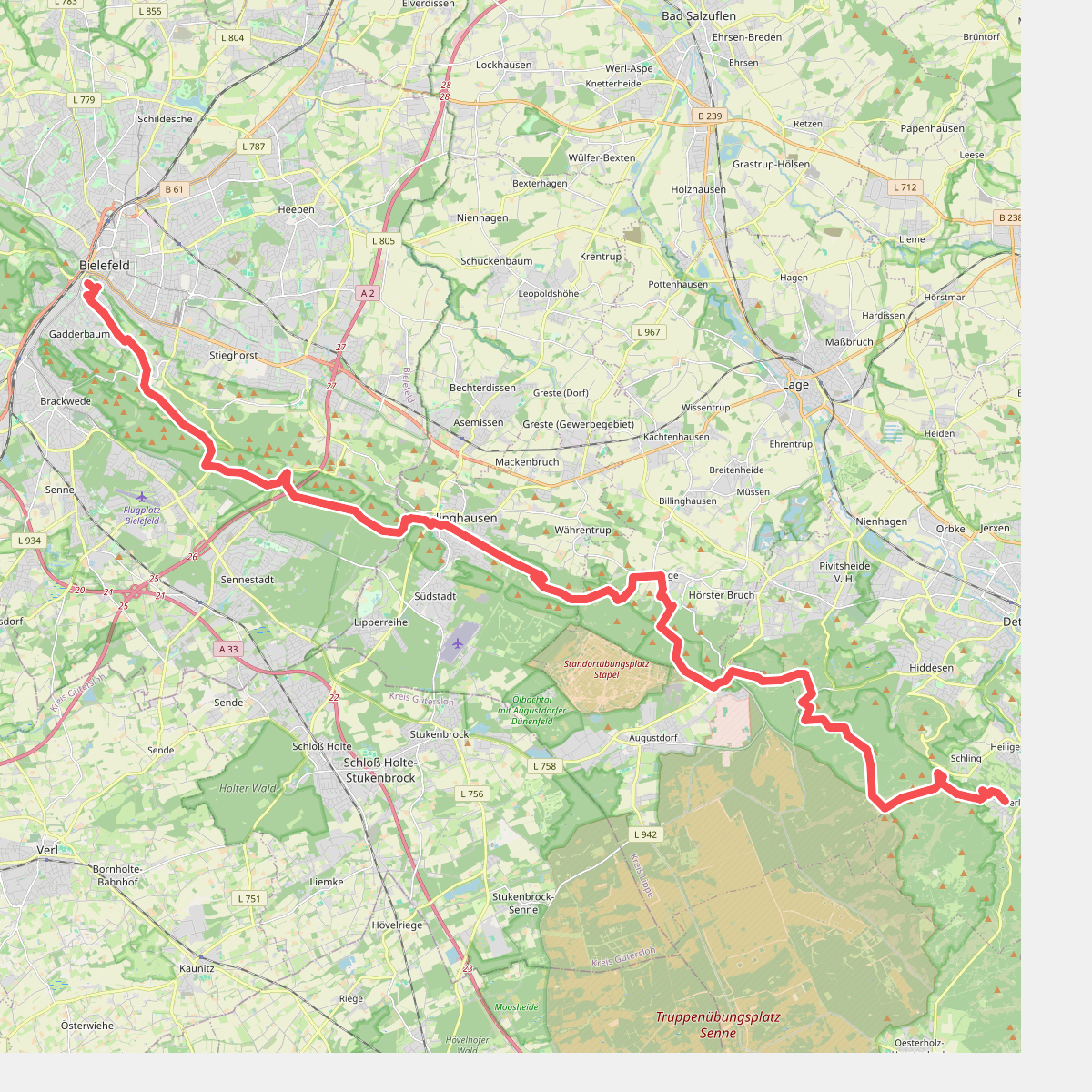 Pilgern in Lippe (Westroute)
