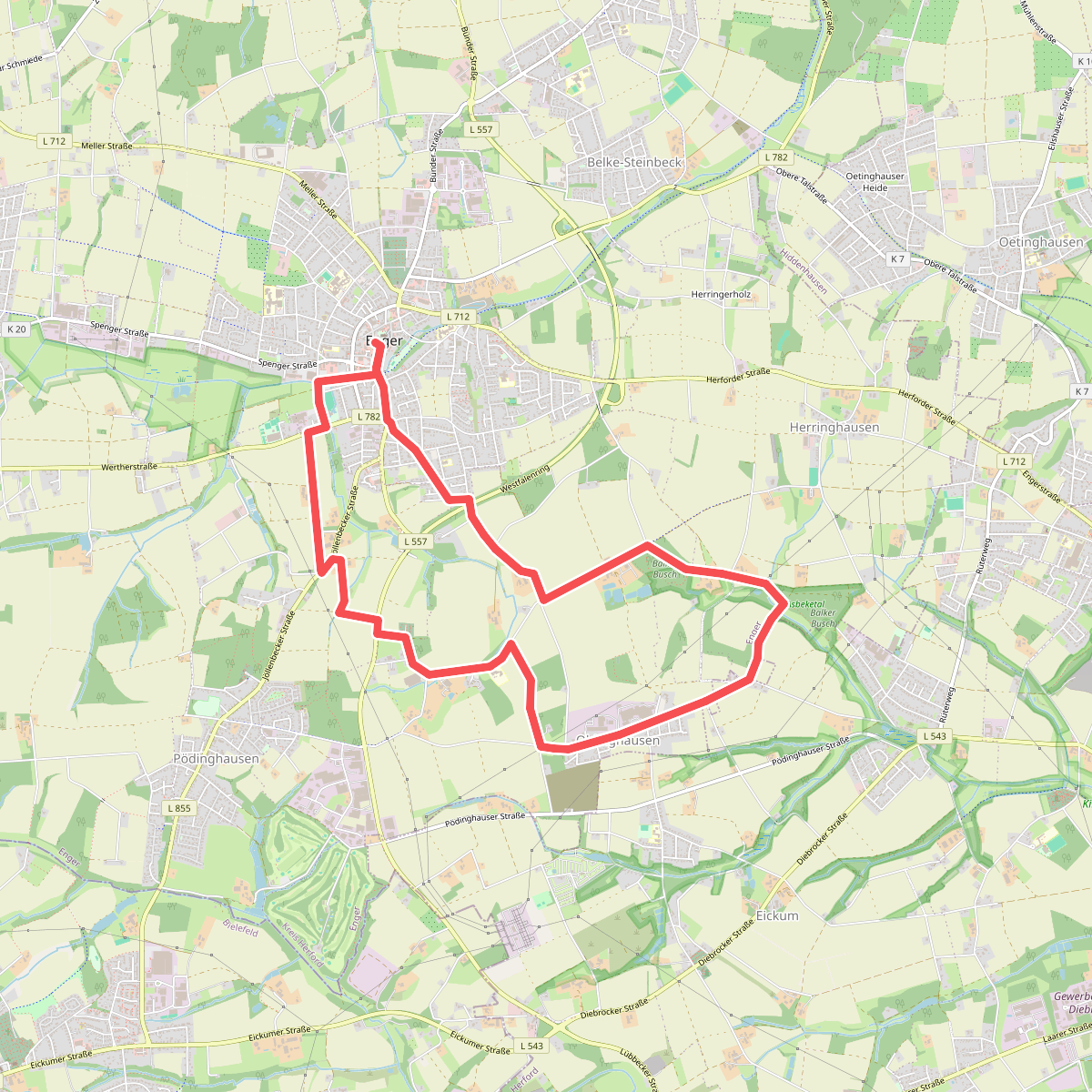 Enger Rundwanderweg A1