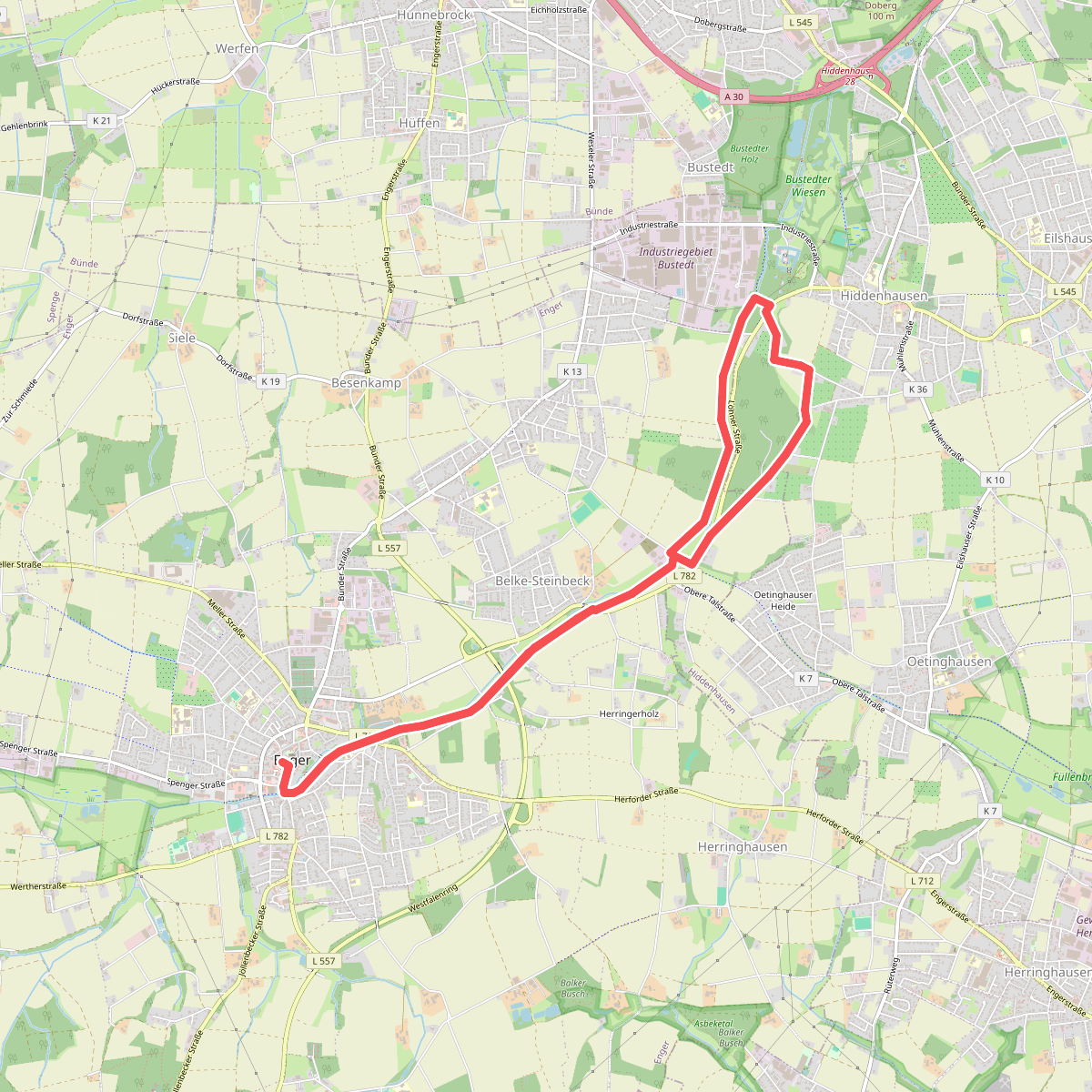 Enger Rundwanderweg A2