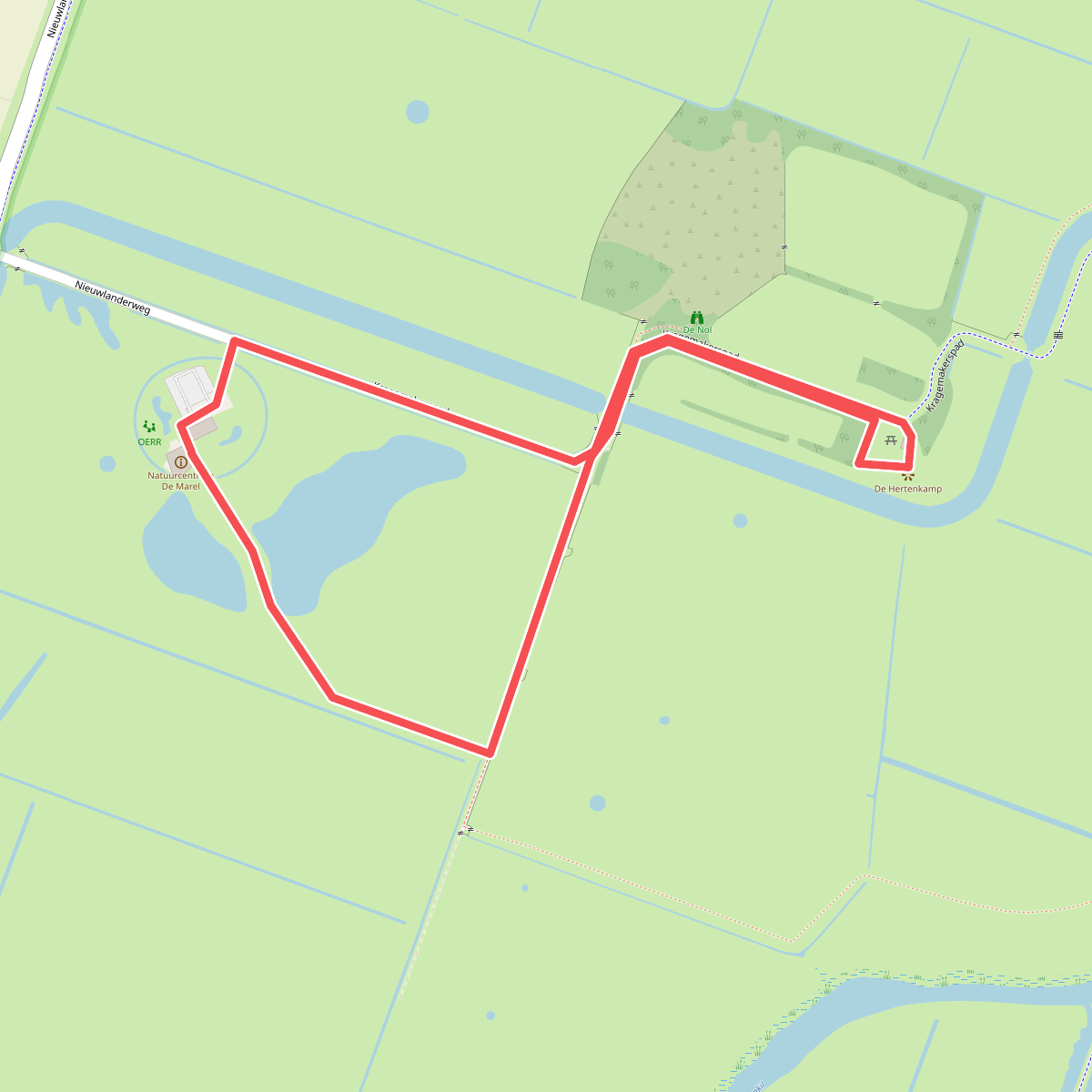 Ommetje De Marel - Waalenburg Texel