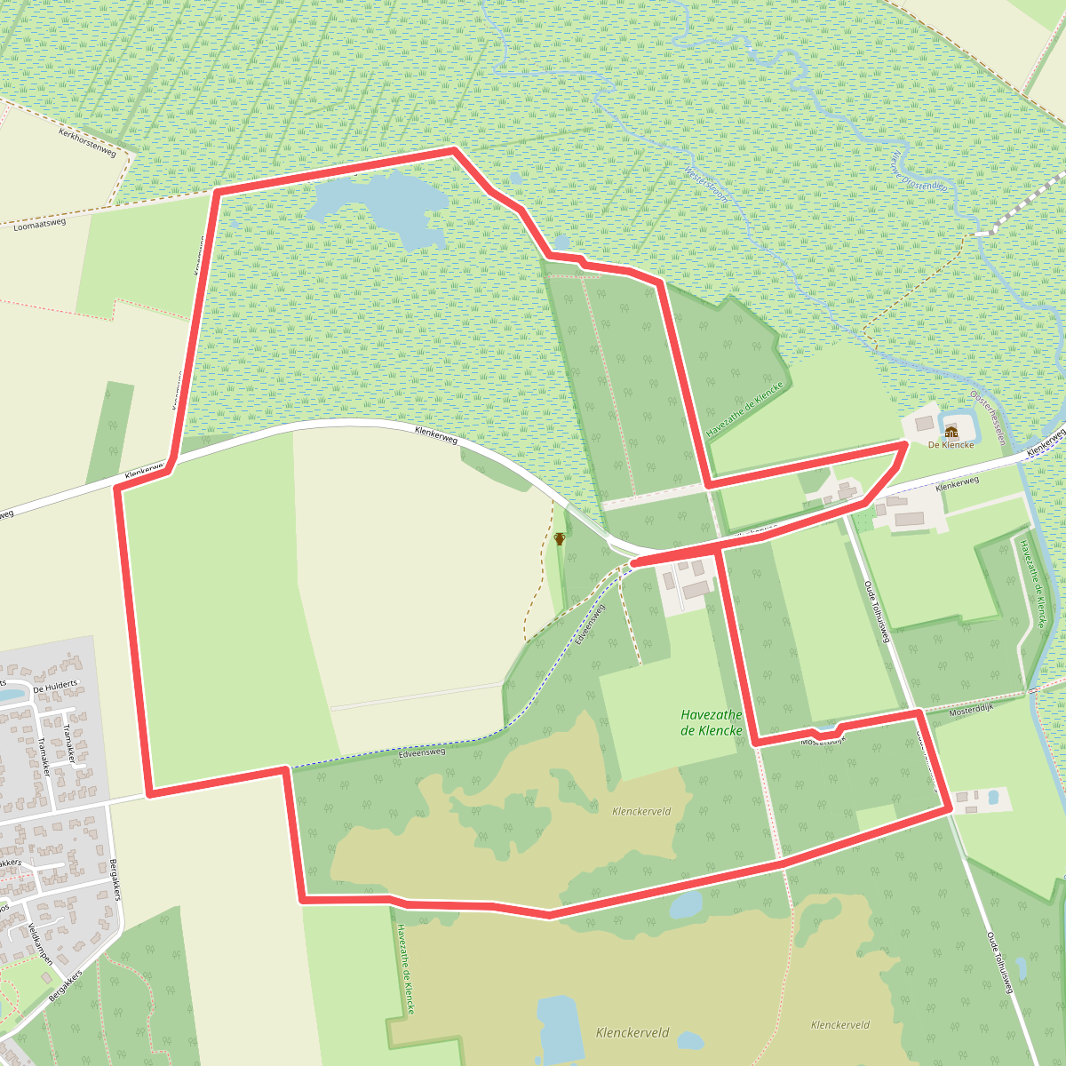 Wandelroute De Klencke