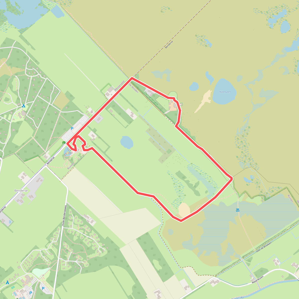 Zwerfroute Kloosterveld