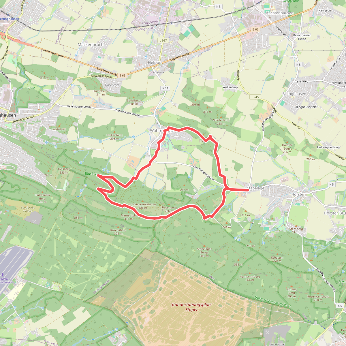Pilgern rund um die Hunekenkammer