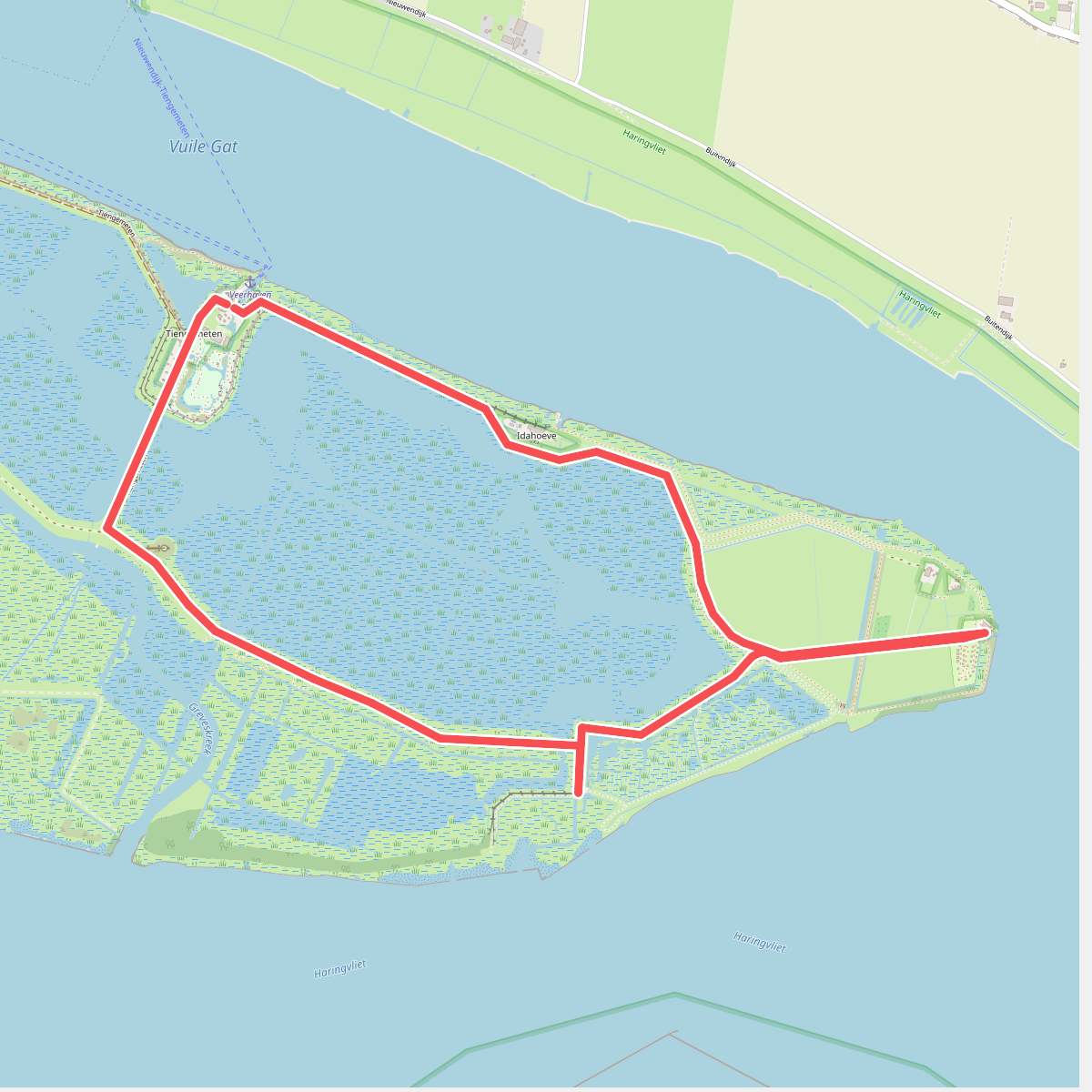 Wintertalingroute op Tiengemeten
