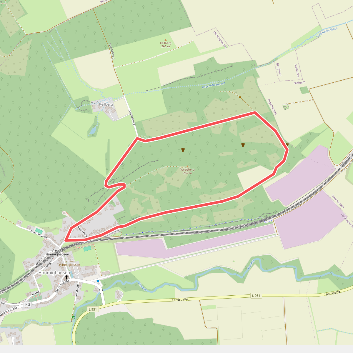 Rundweg am Varusberg