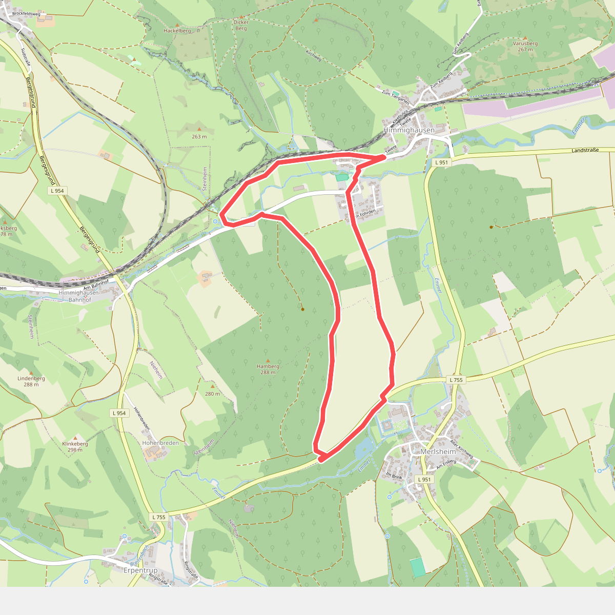 Rundweg im Bruch